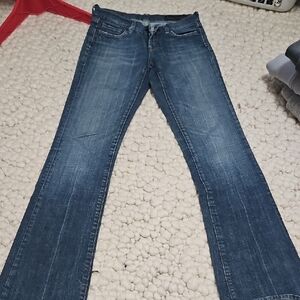 Citizens Of Humanity Dark Blue Flare Jeans